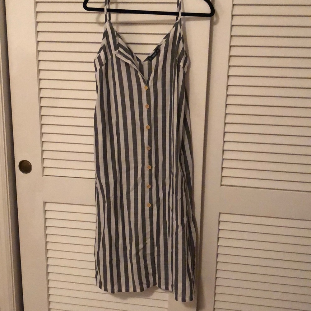 Striped Midi Sundress
